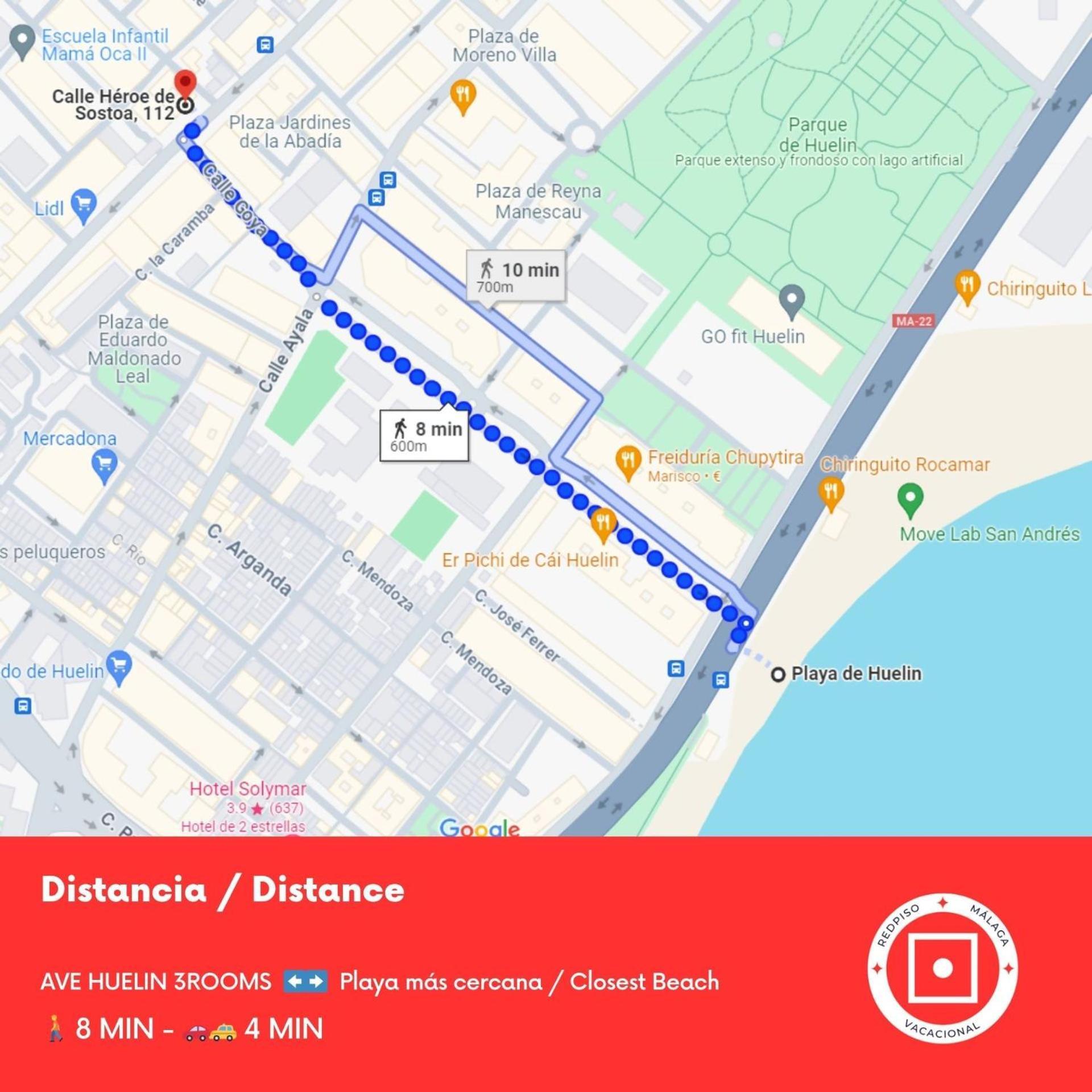 Ave Huelin 3Rooms Alojamiento Con Parking Y Ac Малага Экстерьер фото